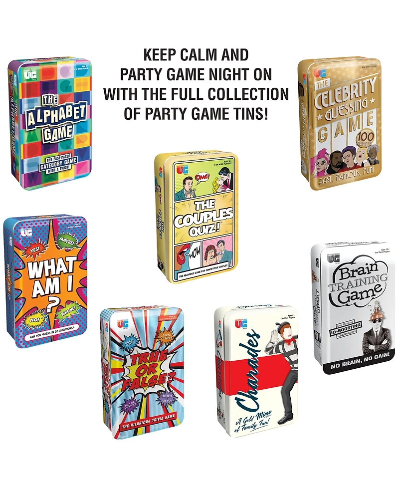 University Games What am I Tin Set, 109 Piece
