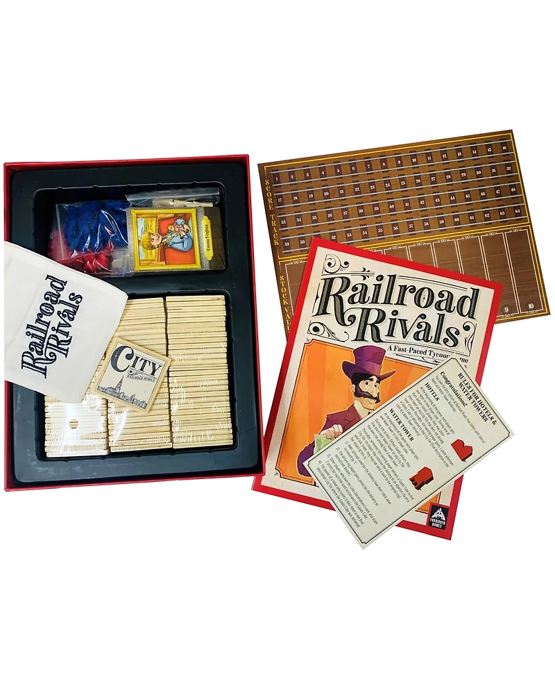 Forbidden Games Railroad Rivals Premium Edition Set, 251 Piece