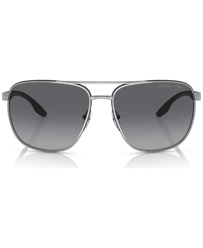 Prada Linea Rossa Men's Polarized Sunglasses, Ps 50YS62-yp