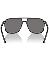 Dolce&Gabbana Men's Polarized Low Bridge Fit Sunglasses, DG4423F58-p