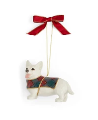Christmas Tree Tartan Corgi Ornament