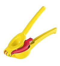 Metal 2-In-1 Lemon Squeezer Manual - Sturdy, Max Extraction Hand Juicer Gets Every Last Drop
