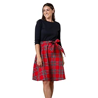 Hope & Henry Women's French Skater Dress