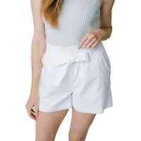 Hope & Henry Women's Cinched Waist Short