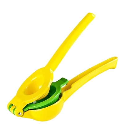 Metal 2-In-1 Lemon Squeezer Manual - Sturdy