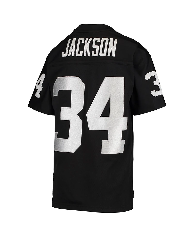 Big Boys Mitchell & Ness Bo Jackson Black Las Vegas Raiders 1988 Legacy Retired Player Jersey