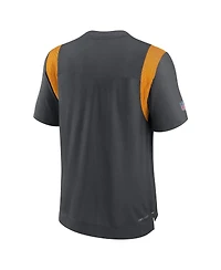 Men's Nike Charcoal Washington Commanders Sideline Tonal Logo Performance Player T-shirt