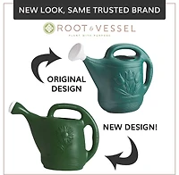 Novelty Classic Plastic Watering Can, Green, 2 Gallons