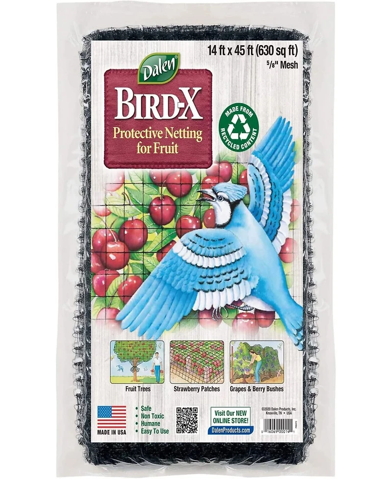 Dalen BN4 14- by 45-Foot Bird-x Net with 58-Inch Mesh