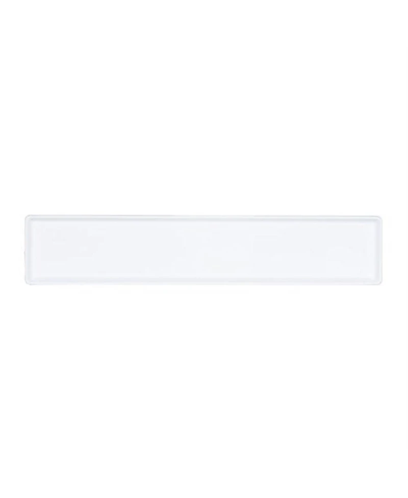 Novelty Manufacturing Countryside Plastic Flower Box Tray, White, 36" L