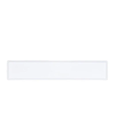 Novelty Manufacturing Countryside Plastic Flower Box Tray, White, 36" L