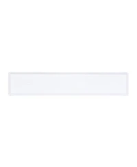 Novelty Manufacturing Countryside Plastic Flower Box Tray, White, 36" L