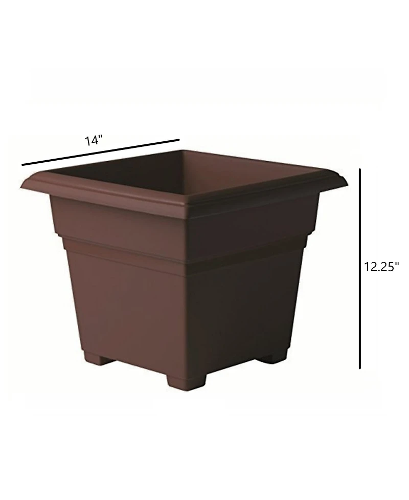 Novelty Countryside Square Tub Planter 14 Inch