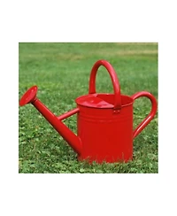 Gardener's Select Gardener Select Metal Watering Can, Red, 0.92 Gallons