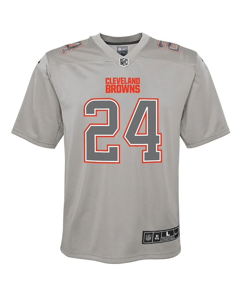 Big Boys Nike Nick Chubb Gray Cleveland Browns Atmosphere Game Jersey