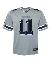 Big Boys Nike Micah Parsons Gray Dallas Cowboys Inverted Game Jersey