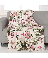 Greenland Home Fashions Butterflies Throw, 50" x 60"