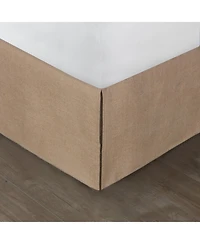 Greenland Home Fashions Burlap 15" Drop Bedskirt