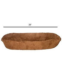 Grower Select Source Skill Coconut Arts Georgian Trough Liner, 30-Inch