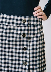 Hope & Henry Womens' Flannel Mini Skirt