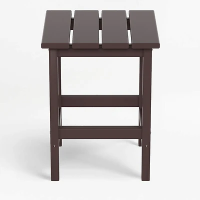 All-Weather Outdoor Patio Poly Adirondack Side Table