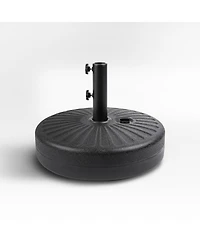 20" Fillable Round Plastic Free Standing Market Umbrella Base