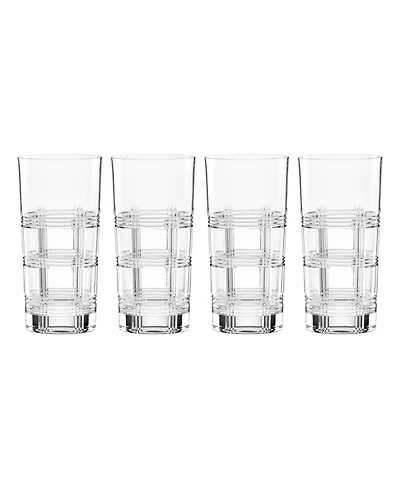 Reed & Barton Hudson Highball Glasses, Set of 4
