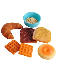 Kaplan Early Learning Life-size Pretend Play Breakfast Meal Set with 24 Pieces