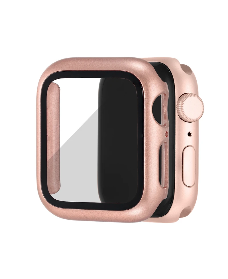 WITHit Rose Gold-Tone Protective Glass with Integrated Protective Case designed for 41mm Apple Watch