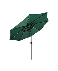 WestinTrends 9 ft. Patio Solar Power Led lights Market Umbrella