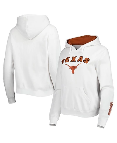 Women's Colosseum Texas Longhorns Arch & Logo Pullover Hoodie