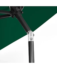 WestinTrends 9 ft. Patio Solar Power Led lights Market Umbrella