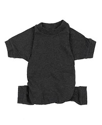 Leveret Dog Cotton Pajama Solid Dark Gray