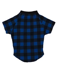 Leveret Big Dog Cotton Pajama Plaid Black and Navy