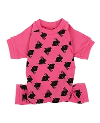 Leveret Dog Cotton Pajama Bunny Pink