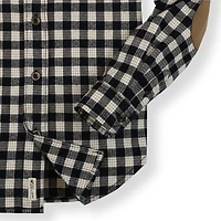 Hope & Henry Baby Boys Organic Cotton Long Sleeve Brushed Flannel Button Down Shirt