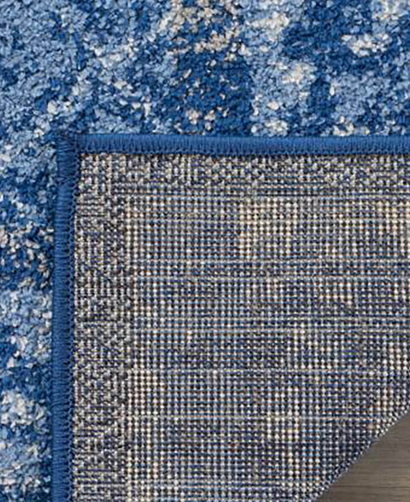 Safavieh Adirondack 110 Light Blue and Dark Blue 9' x 12' Area Rug