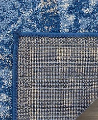 Safavieh Adirondack 110 Light Blue and Dark Blue 9' x 12' Area Rug