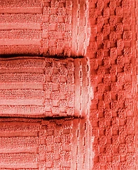 Superior Soho Checkered Border Cotton 2 Piece Bath Sheet Set, 68" x 34"