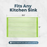 Multipurpose Heavy Duty Silicone Roll Up Sink Drying Rack Large