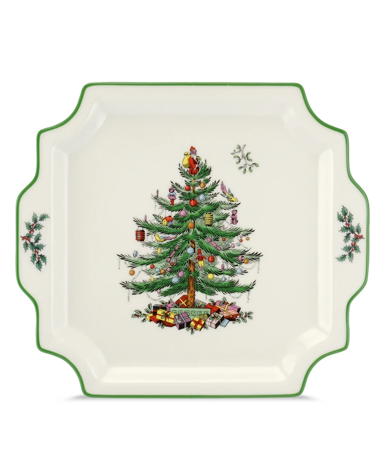 Spode Christmas Tree Bowl and Platter Set, Exclusively at Macy's