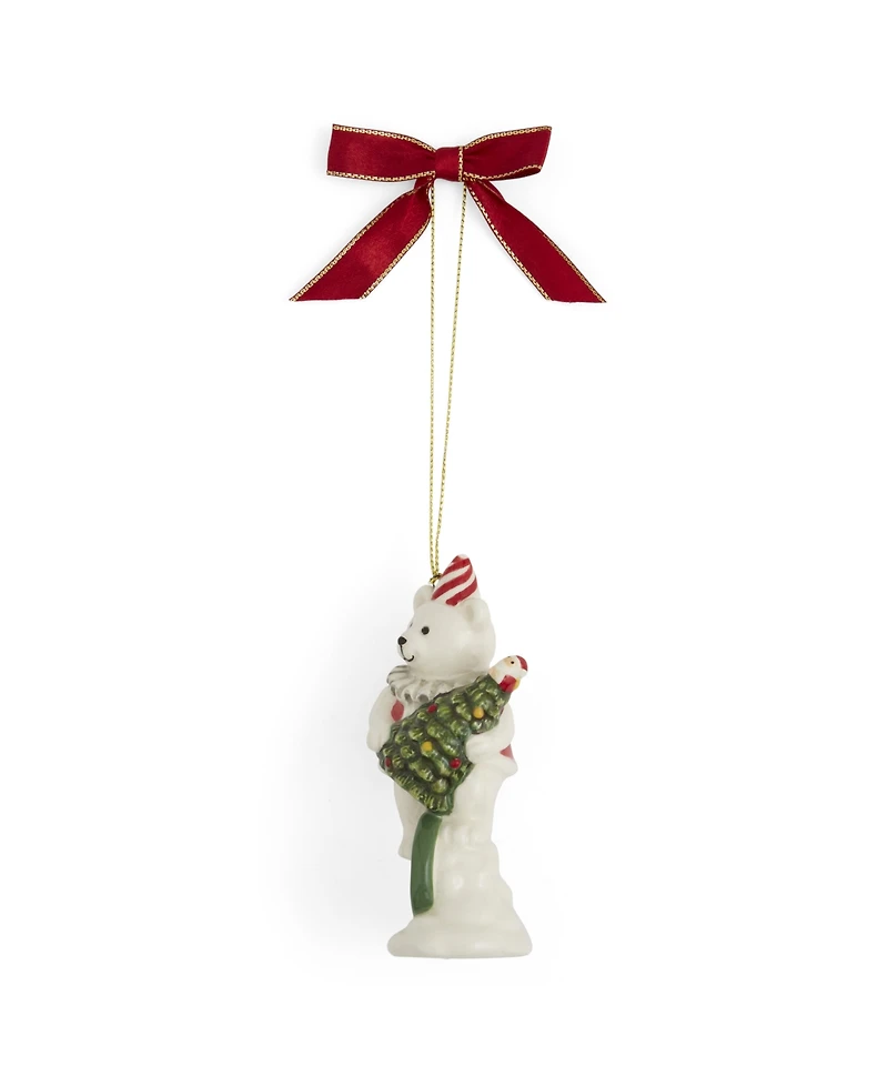 Christmas Tree Carnival Bear Ornament