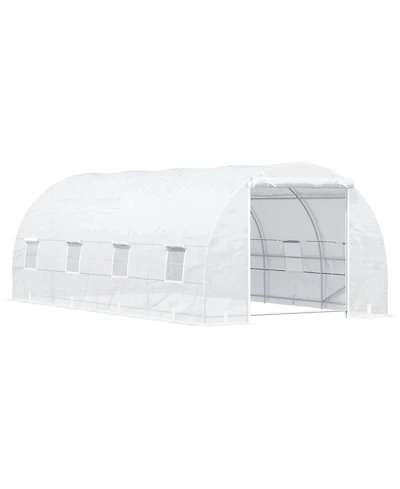 Outsunny 20x10x7ft Heavy Duty Walk-in house Outdoor Plant Vegetables Grow