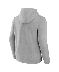 Men's Fanatics Heather Gray Houston Astros 2022 World Series Champions Logo Pullover Sweatshirt