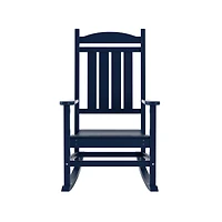 All-Weather Outdoor Patio Poly Classic Porch Rocking Chair (Set of 2)