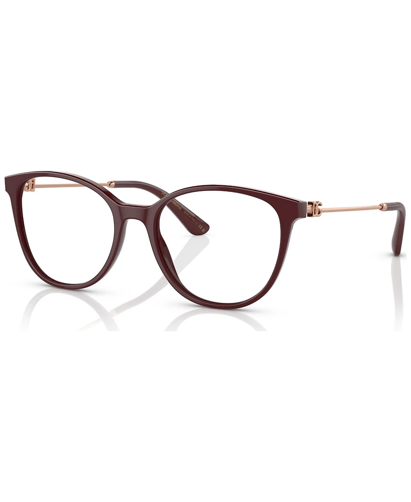 Dolce & Gabbana Women's Butterfly Eyeglasses, DG336354-o