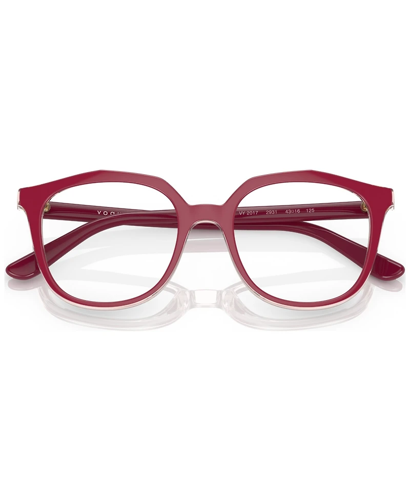 Vogue Eyewear Kids Irregular Eyeglasses, VY201745-o
