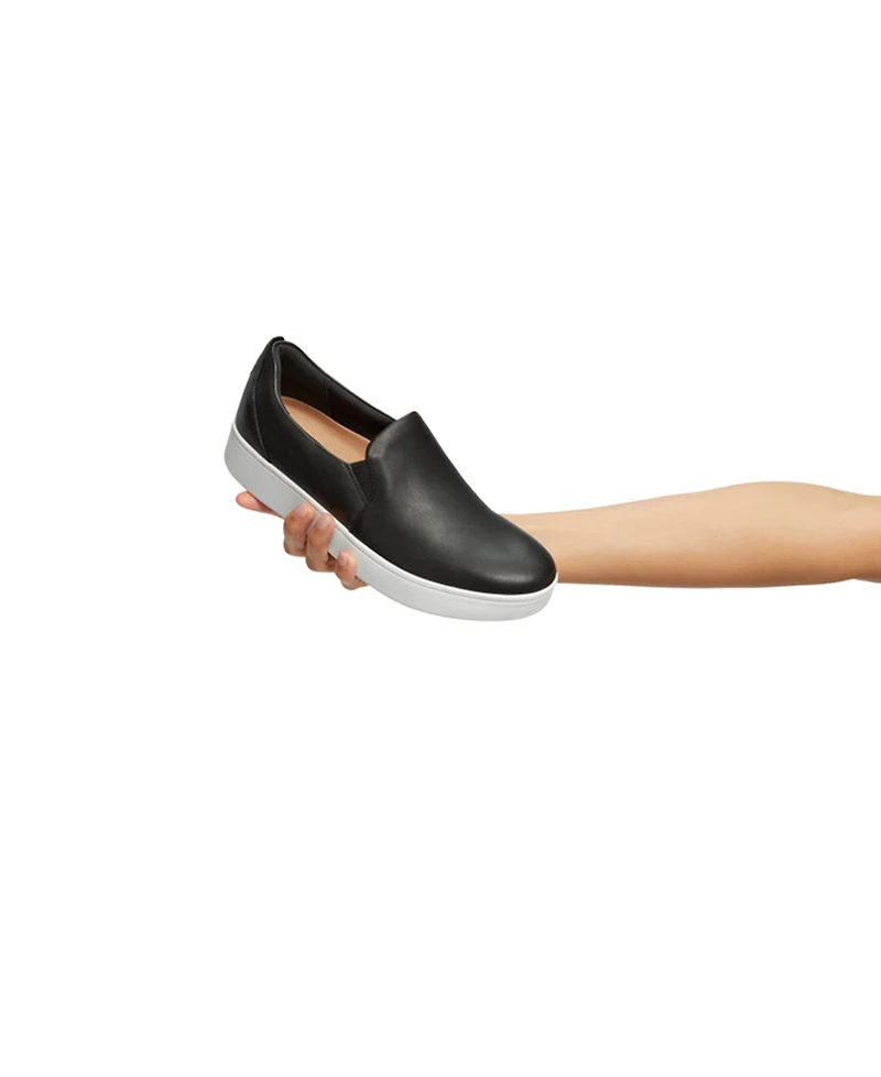 FitFlop Women's Rally Slip-On Platform Skate Sneakers