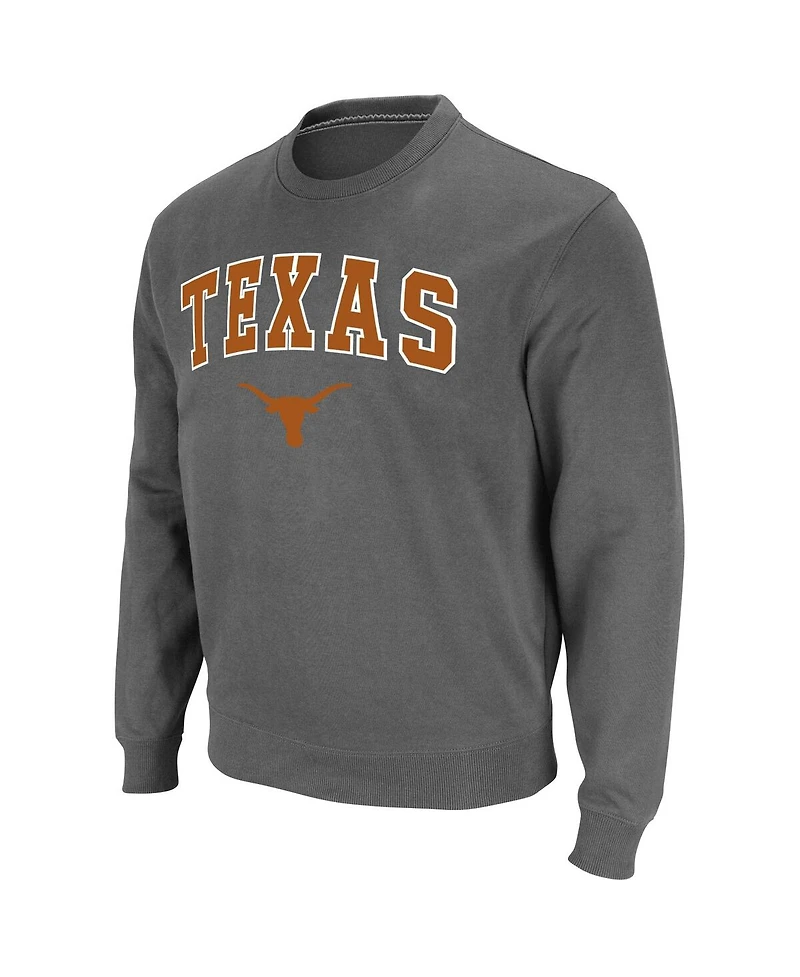Colosseum Men's Texas Longhorns Arch & Logo Pullover Sweatshirt