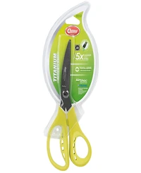 Clauss 18484 Airshoc Titanium Non Stick Garden Shear, Green